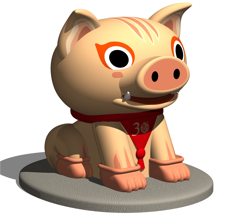 可愛的豐豬爺將會在大鵬灣燈區迎接遊客到來。